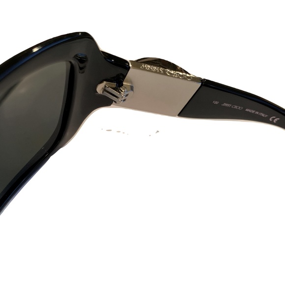 New Jimmy Choo Swarovski Sunglasses W Case & Box - Picture 7 of 8